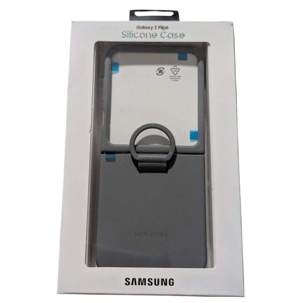 C3. Samsung Silicone Case For Samsung Galaxy Z Flip6 - In Gray